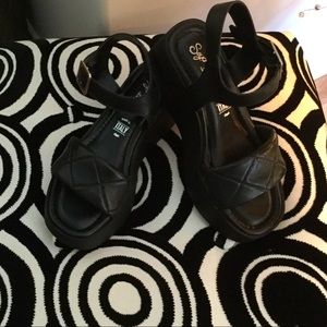 Italian platform sandals